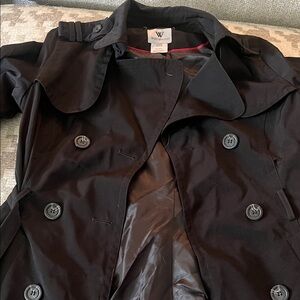 Worthington Classic Black Trench Coat